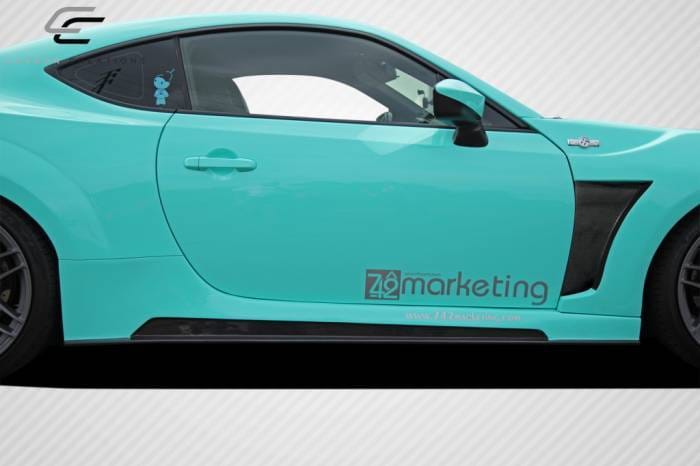 Subaru BRZ Carbon Creations 86-R Wide Body Side Skirts Rocker Panels - 2 Piece - 109106