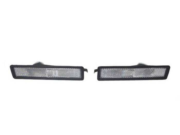 BMW 5 Series Black Frame Clear Front Or Rear DEPO Bumper DEPO Side Marker Lights