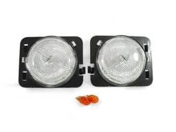 Jeep JK Wrangler JK Clear DEPO Bumper DEPO Side Marker Light