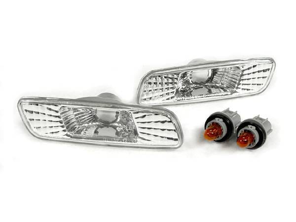 Lexus IS300 Crystal Clear Front DEPO Bumper DEPO Side Marker Light