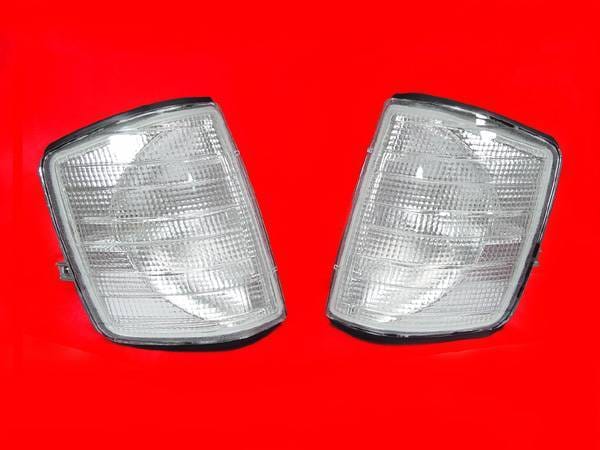 Mercedes W201 190E/190D DEPO Clear Corner Lights Set