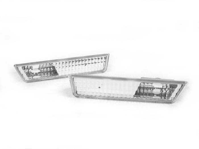 Dodge Challenger Crystal Clear Front DEPO Bumper DEPO Side Marker Light