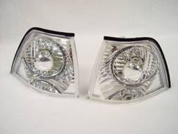 BMW E36 2D/Cabrio Crystal Clear DEPO Chrome Corner Light