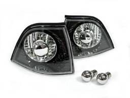 BMW E36 2D/Cabrio Crystal Clear DEPO Black Corner Light