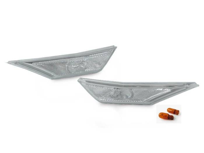 Honda Civic Clear DEPO Front Bumper Side Marker