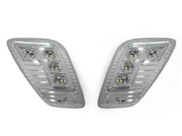 Jeep Wrangler TJ Clear White Led DEPO Side Marker Lights