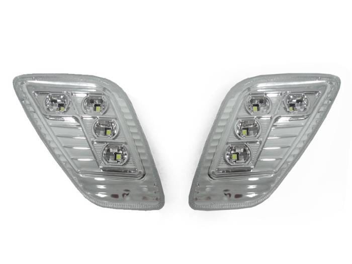 Jeep Wrangler TJ Clear White Led DEPO Side Marker Lights
