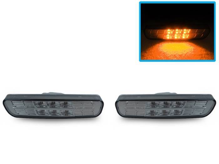 Lexus RX300 Crystal Smoke Amber Led DEPO Front Bumper Side Marker