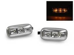 B6 & 2006-2008 B7 Audi A4/S4/Rs4 Clear Amber Led DEPO Side Marker Lights