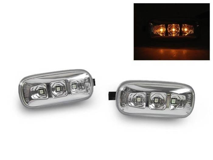 B6 & 2006-2008 B7 Audi A4/S4/Rs4 Clear Amber Led DEPO Side Marker Lights