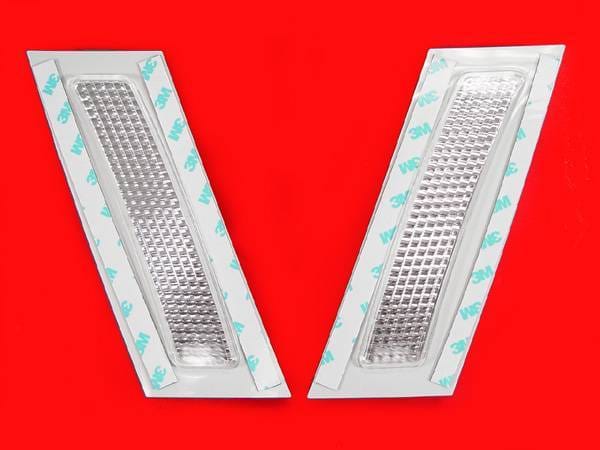 BMW E70 X5 Crystal Clear DEPO Front Bumper Refelctor