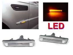 BMW E38 7 Series/M3 Crystal Light Bar Amber Led Clear DEPO Side Marker