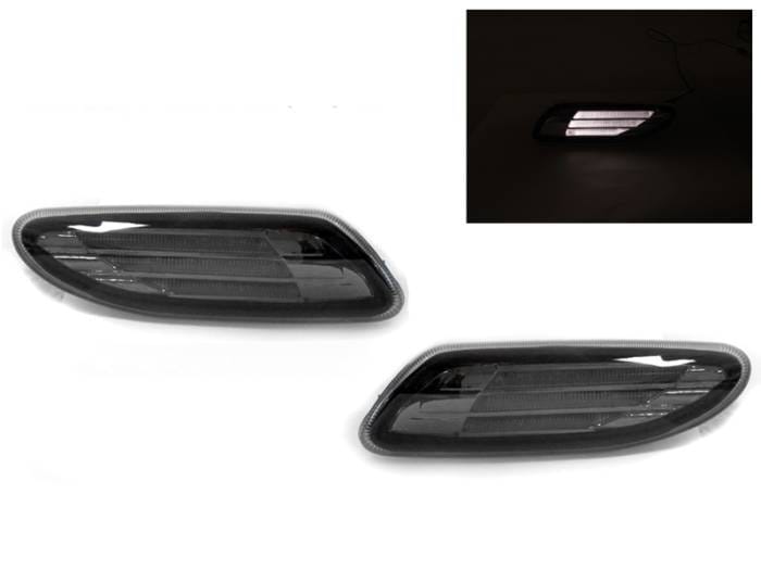 Mercedes W203 C Class Light Bar Smoke DEPO Bumper DEPO Side Marker Light