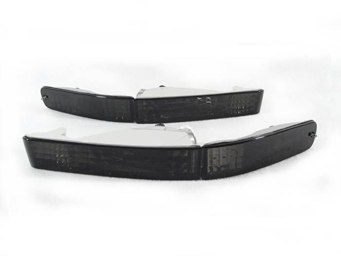 Honda Prelude Crystal Smoke 4 Piece DEPO Bumper Signal Light Set
