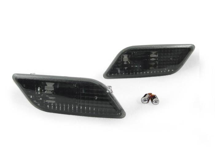Mercedes C207 E- Class 2D Crystal Smoke Front DEPO Bumper Light