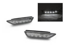 Mercedes R230 Sl Class (Non-Amg) Clear White Led DEPO Bumper Side Marker