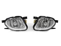 Mercedes W211 Non-Amg / Non-Sport Pkg. Am DEPO Fog Lights + Bulbs