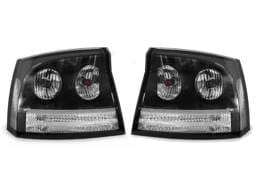 Dodge Charger Black/Clear DEPO Tail Light