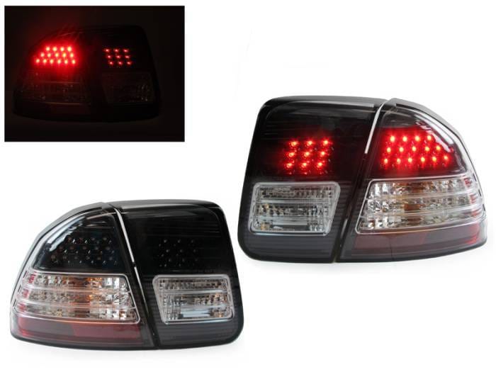 Honda Civic 4D Sedan Depo/Max Black Led DEPO Tail Light - 4 Pieces