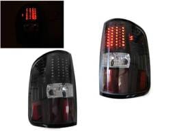Ford F150 Styleside Depo Led Black DEPO Tail Lights Set