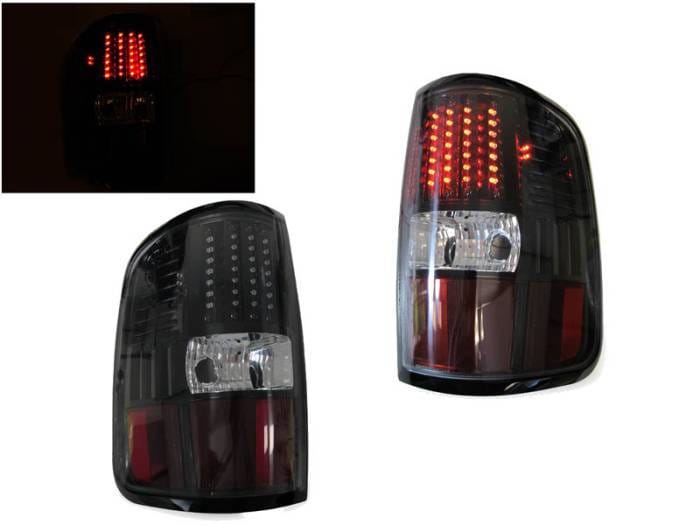Ford F150 Styleside Depo Led Black DEPO Tail Lights Set