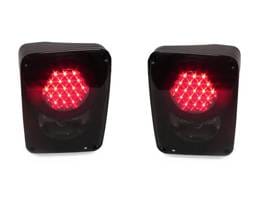 Jeep Wrangler JK Depo Black Smoke Led DEPO Tail Light