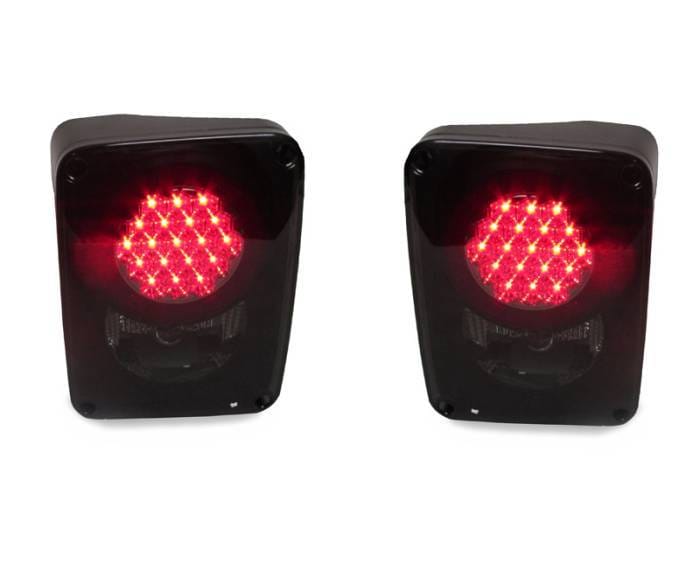 Jeep Wrangler JK Depo Black Smoke Led DEPO Tail Light