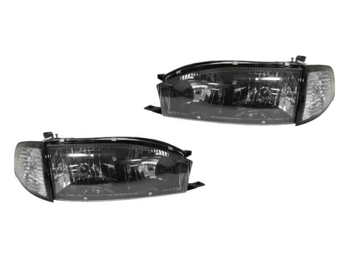 Toyota Camry Dm Black DEPO Headlight + Corner Light