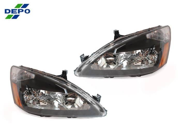 Honda Accord Depo Black DEPO Headlight Set