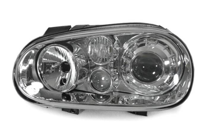 Volkswagen Golf 4 / Gti E-Code Chrome Projector DEPO Headlight