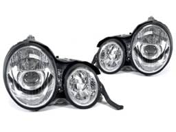 Mercedes W210 E-Class Chrome Projector DEPO Headlight - Us Spec