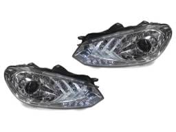 Volkswagen Golf 6 Depo Chrome R8 Projector DEPO Headlight - For Halogen Model