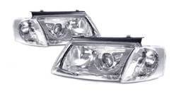 Volkswagen B5 Passat 4Pcs Chrome Projector DEPO Headlight + Corner Lights
