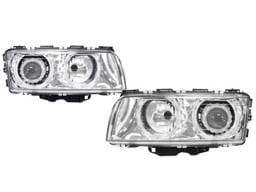 BMW E38 7 Series Chrome Projector Angel DEPO Headlight W/Motor