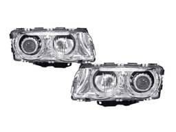 BMW E38 7 Series Chrome Projector Angel DEPO Headlight W/Motor