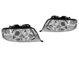 Audi A6/S6 C5 Chrome Angel Eye Projector DEPO Headlight
