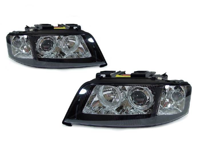 Audi A6/S6 C5 Black Angel Eye Projector DEPO Headlight