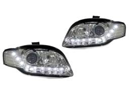 Audi A4 B7 Chrome Projector R8 Led DEPO Headlight