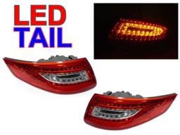 Porsche 911 (997 Chassis) Depo Red/Clear Led DEPO Tail Lights