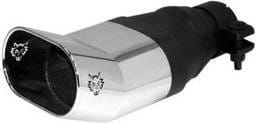 BMW 5 Series Remus Dual Exhaust Tips Left & Right Side - Oval - 0010 11