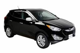 Hyundai Tucson Putco Element Chrome Window Visors - 401766