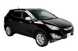 Hyundai Tucson Putco Element Chrome Window Visors - 480008