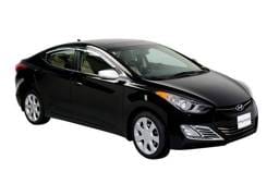 Hyundai Elantra Putco Element Chrome Window Visors - 480009