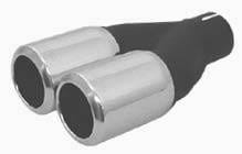 Audi A3 Remus PowerSound Dual Exhaust Tips - Round - 0000 78
