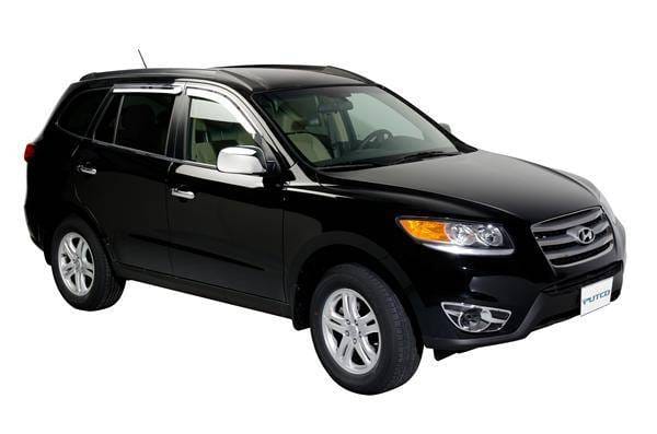 Hyundai Santa Fe Putco Element Chrome Window Visors - 480012