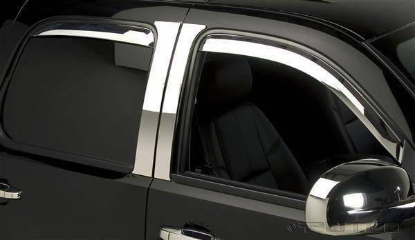 GMC Sierra Putco Element Chrome Window Visors - 480056