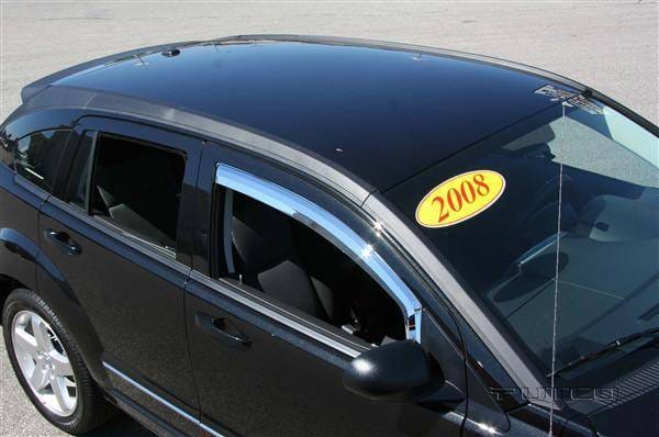 Dodge Caliber Putco Element Chrome Window Visors - 480140