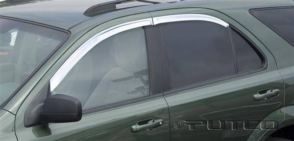 Hyundai Santa Fe Putco Element Chrome Window Visors - 480160