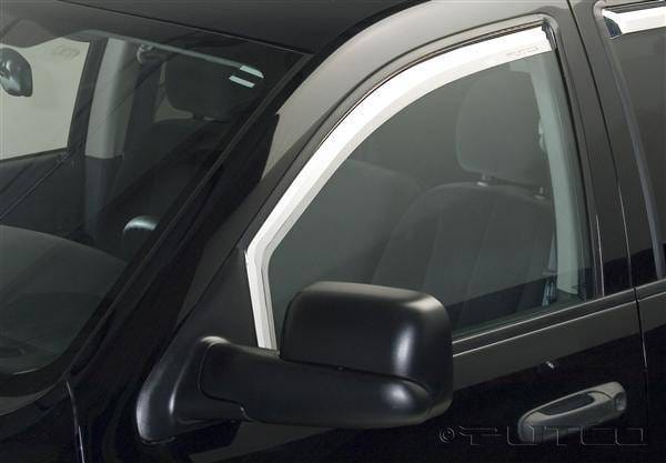 Dodge Ram Putco Element Chrome Window Visors - 480177