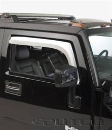 Hummer H2 Putco Element Chrome Window Visors - 480501